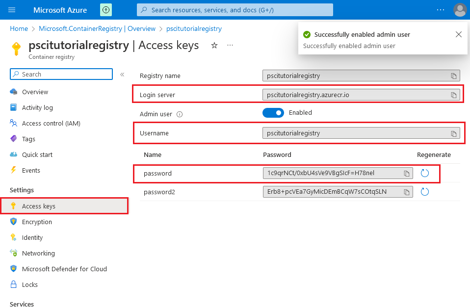 Creating An Azure Container Registry Powerserver Help