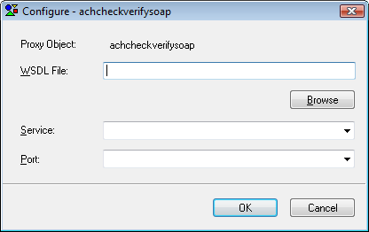 Configure dialog box