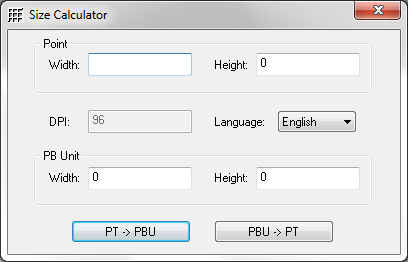 Size Calculator