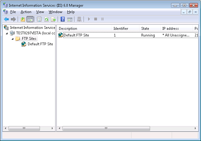 FTP configuration