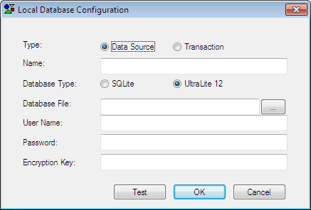 Local Database Configuration