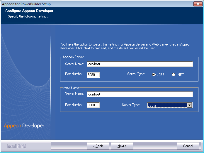 Configure Appeon Developer