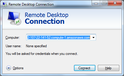 Remote Desktop Connection