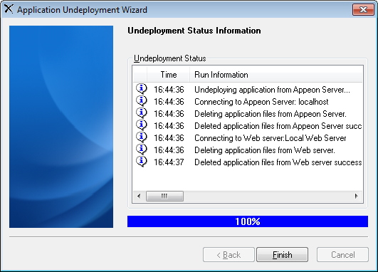 Undeployment in Progress