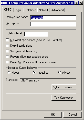 Configure data source