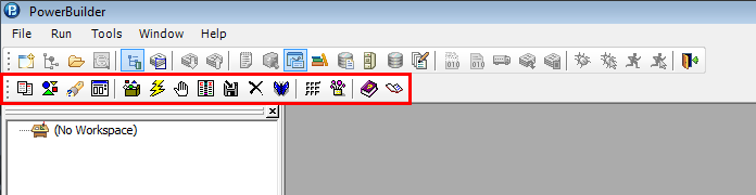 Appeon Developer toolbar