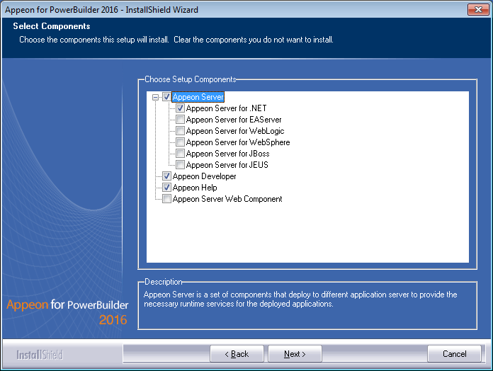 Select components