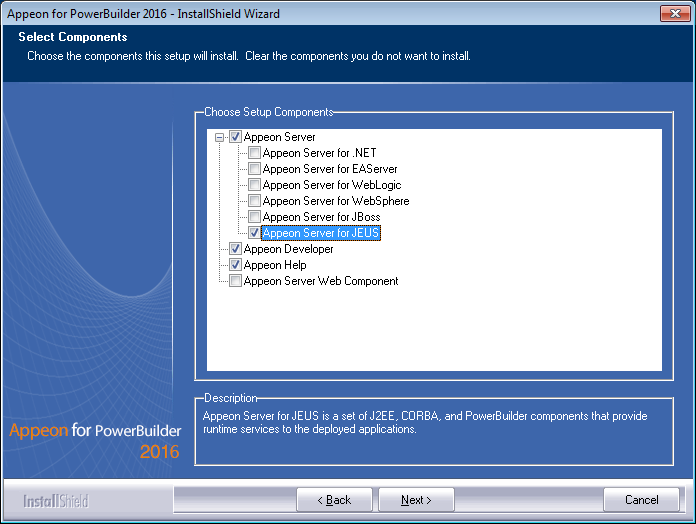 Select components