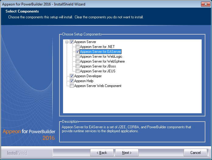 Select components