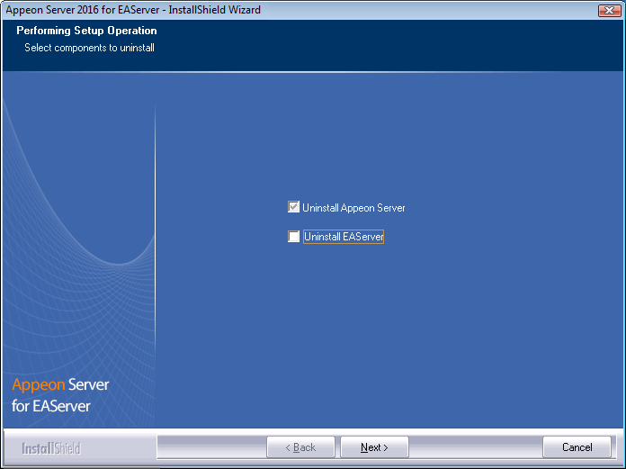 Perform Setup Operation