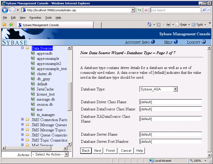 Database type