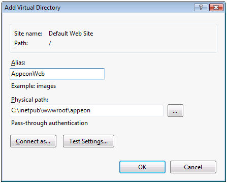 Add virtual directory