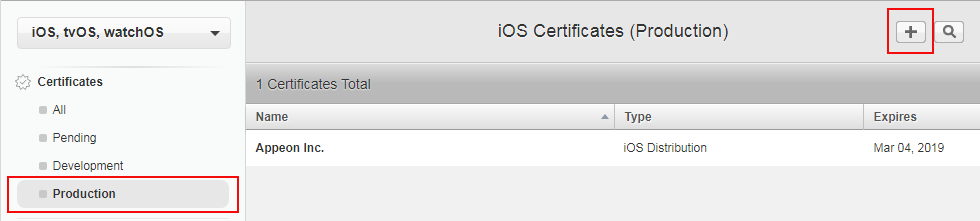 Add a certificate