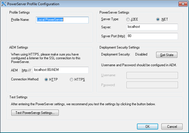 PowerServer Profile