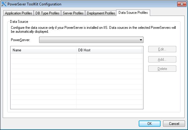 Data source profile