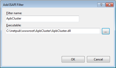 Add ISAPI filter