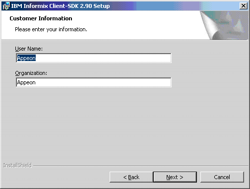 Data source settings for Informix native driver - - PowerServer ...