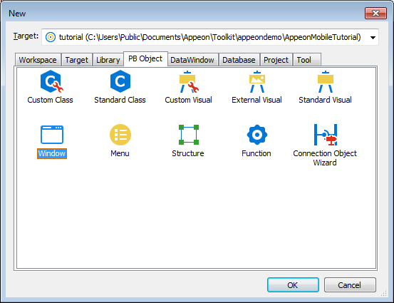 Create a sheet window