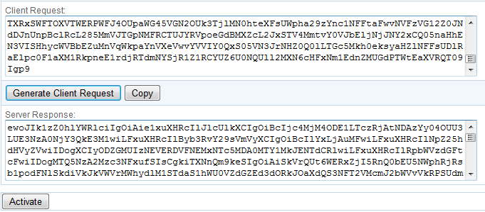 Request string and Response string