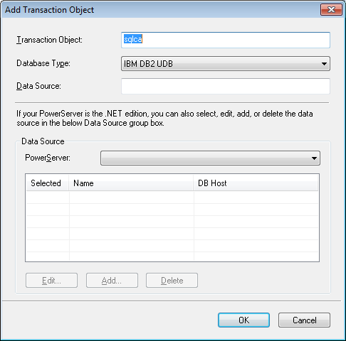 Add a transaction object