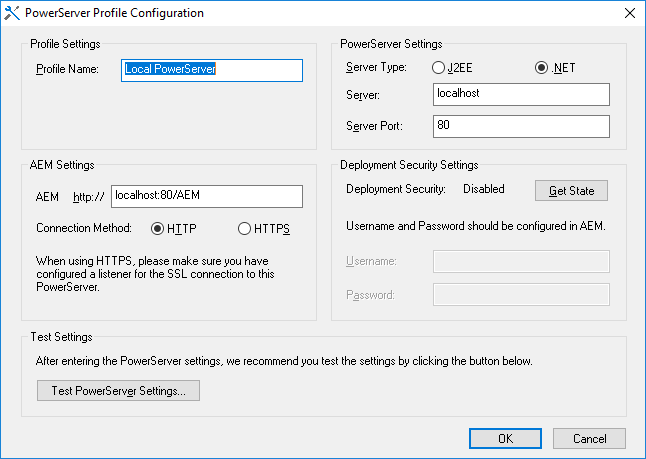 PowerServer Profile