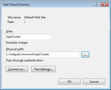 Add virtual directory