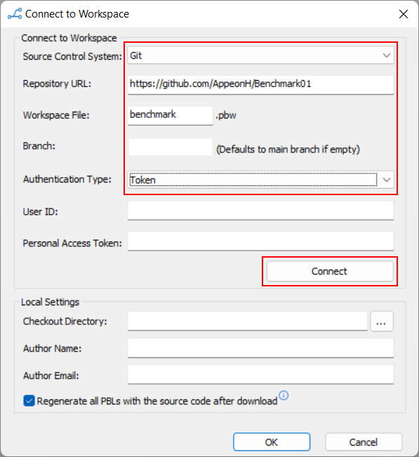 Connect to Workspace/Solution