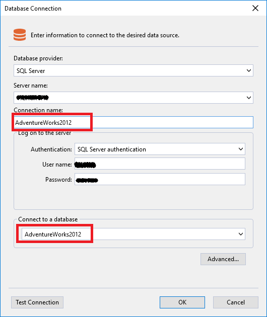 Connection Properties
