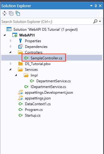 Interface, Service and Controller