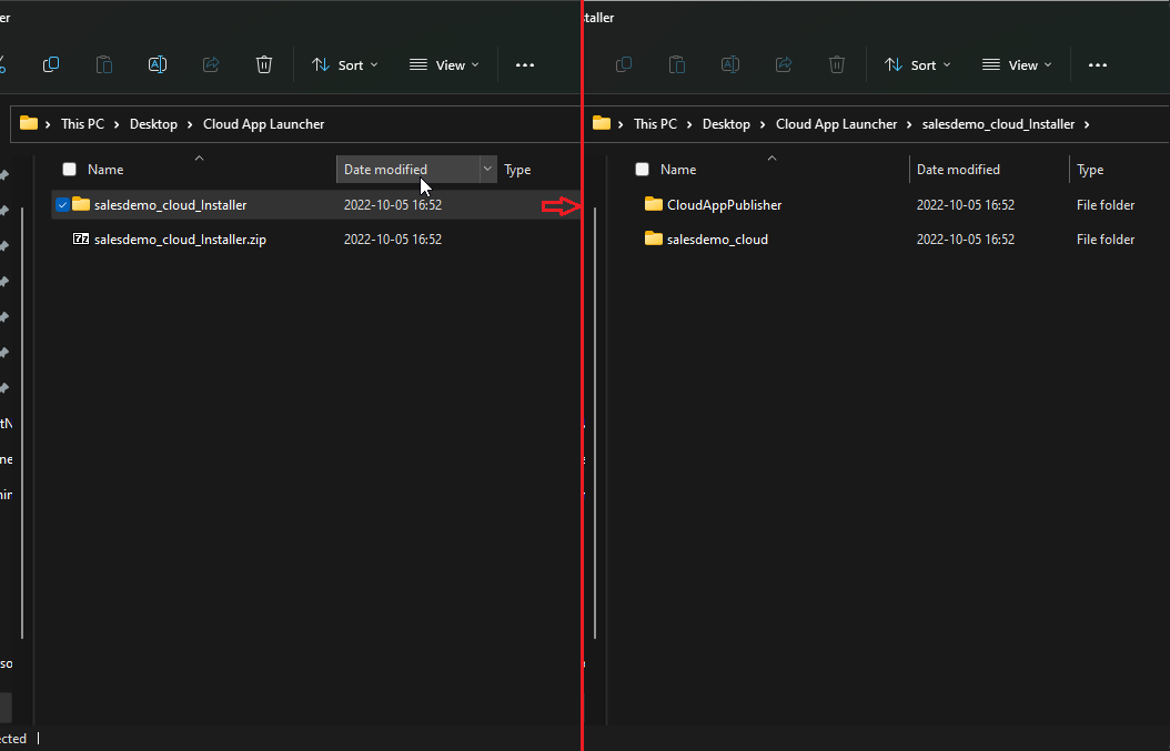 Cloud App deploy location